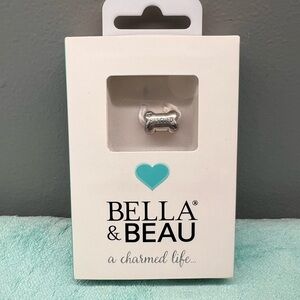 Bella & Beau Silver “Rescued” Dog Charm